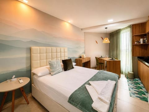 Bed, Living room, Bedroom