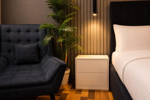 Bed, Living room, Photo of the whole room, Seating area, Bedroom