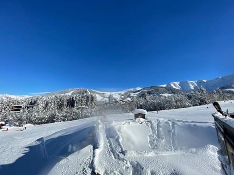 Day, Natural landscape, Winter, Mountain view