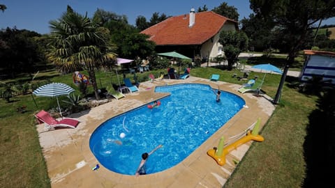 Property building, Living room, Swimming pool