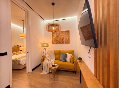 TV and multimedia, Living room, Photo of the whole room, Seating area, Bedroom