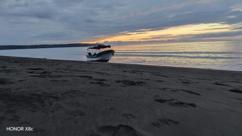Natural landscape, Beach, Sea view, Sunset