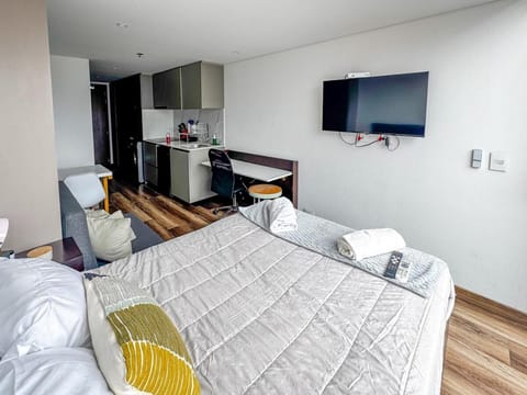 Communal lounge/ TV room, Bed, Photo of the whole room