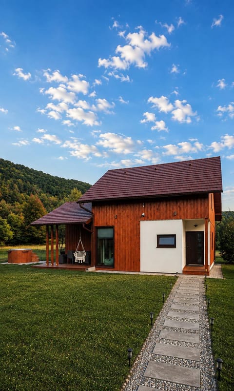 Property building, Natural landscape, Garden, Mountain view