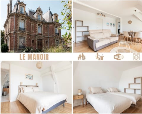 Property building, Bed, Living room