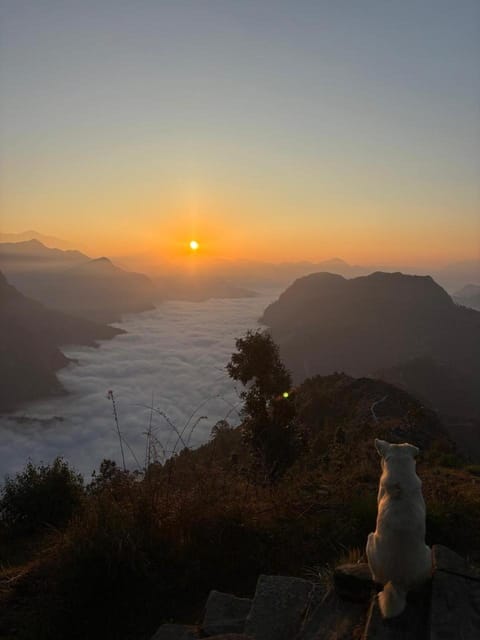 Natural landscape, Mountain view, Sunrise