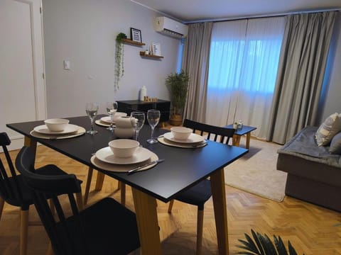 Living room, Seating area, Dining area, air conditioner