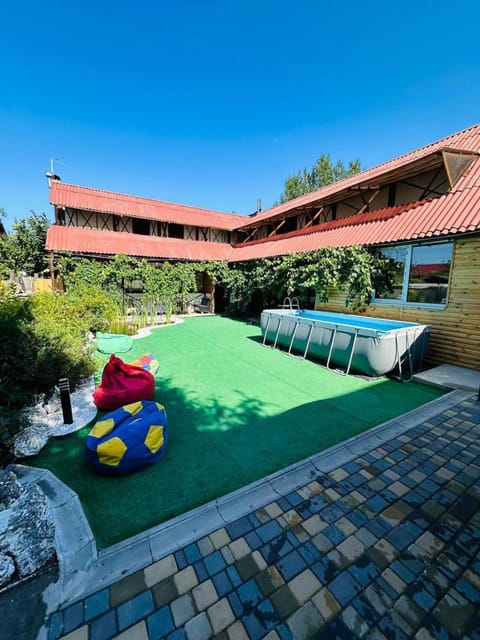 Children play ground, Seating area, Pool view, Swimming pool, Inner courtyard view