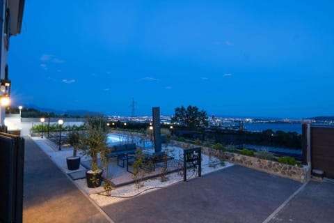 Property building, Night, City view