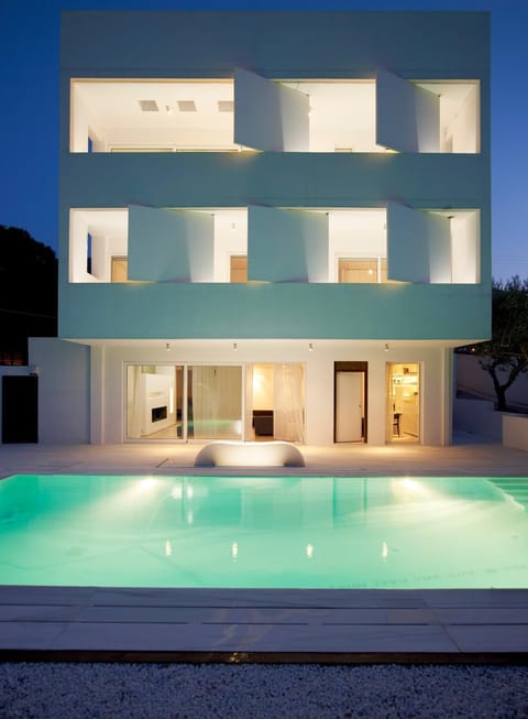 Property building, Sunset