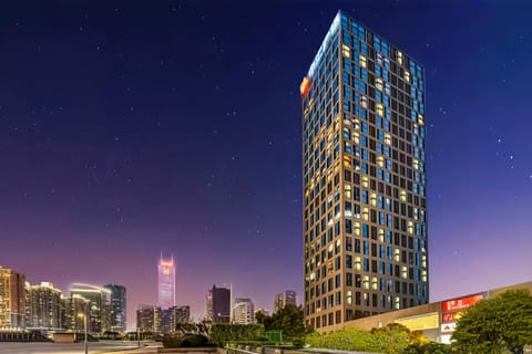 Property building, Night, City view