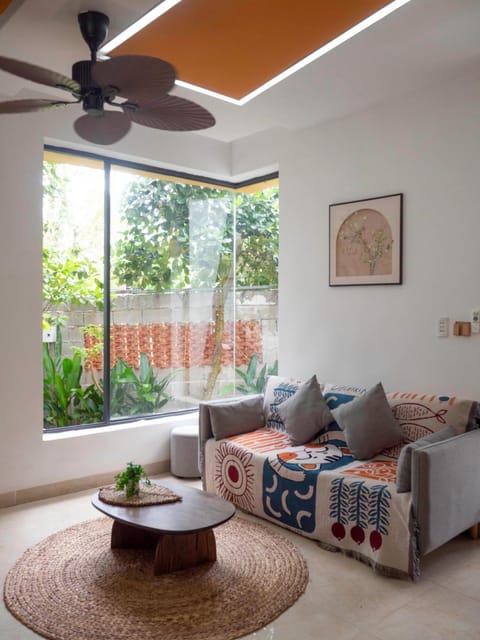 Patio, Living room, Dining area