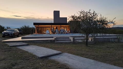 Property building, Natural landscape, Garden, Sunset