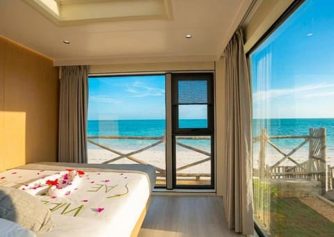 Bed, Beach, Bedroom, Sea view