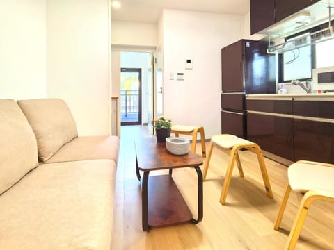 Kitchen or kitchenette, Living room, Dining area
