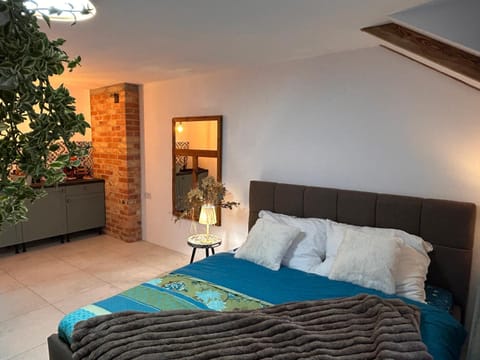 Bed, Kitchen or kitchenette, Seating area, Bedroom