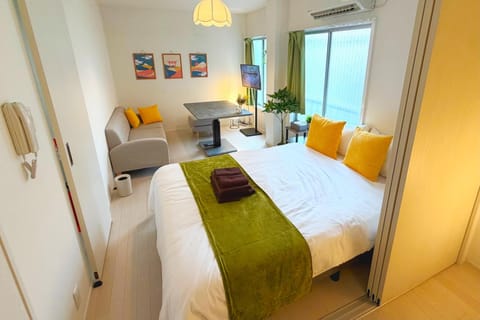 Bed, Bedroom, air conditioner