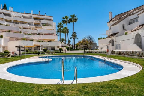 Property building, Living room, Swimming pool