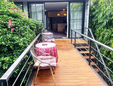 Facade/entrance, Garden, Balcony/Terrace, Living room, Seating area, Garden view