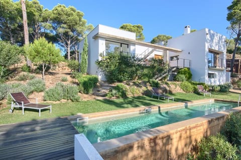 Property building, Living room, Swimming pool