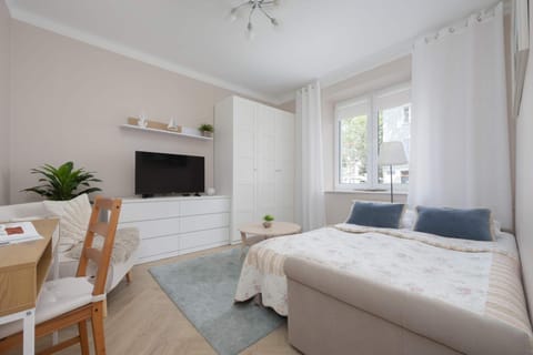 Bed, TV and multimedia, Living room, Photo of the whole room, Seating area, Bedroom