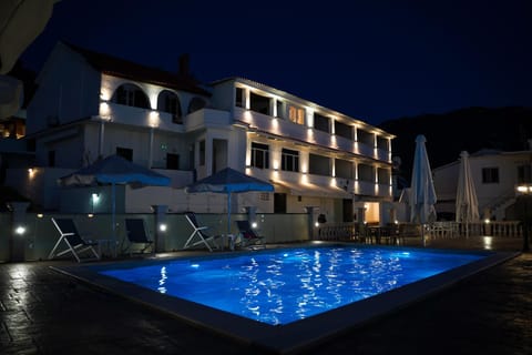 Night, Swimming pool