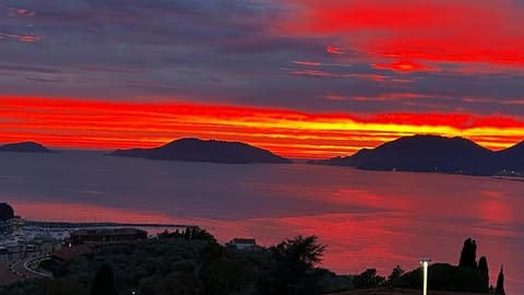 Property building, Sea view, Sunset