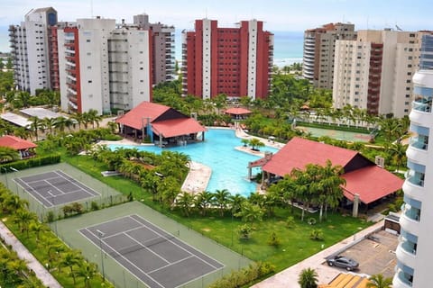 Tennis court, Pool view, Swimming pool, sunbed