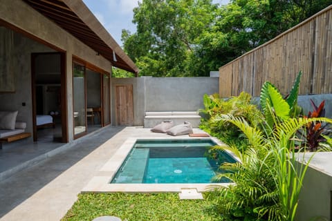 Property building, Patio, Day, Garden, Garden view, Pool view, Swimming pool