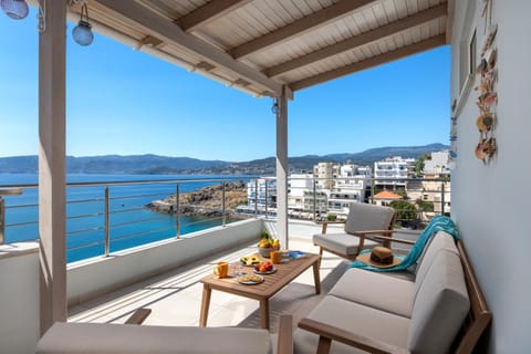 View (from property/room), Balcony/Terrace, Beach, Sea view, Breakfast