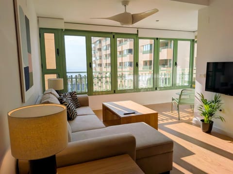TV and multimedia, View (from property/room), Living room, Sea view