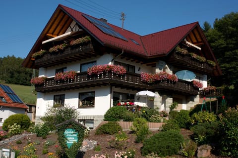 Facade/entrance, On site, Garden view