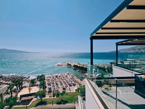 View (from property/room), Balcony/Terrace, Beach, Sea view