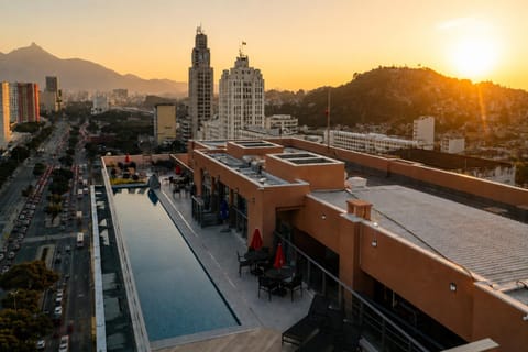 Property building, Bird's eye view, View (from property/room), City view, Pool view, Swimming pool