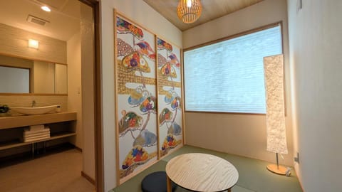 Bathroom, Living room