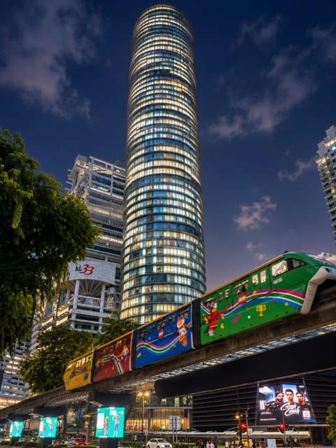 Property building, Night, City view