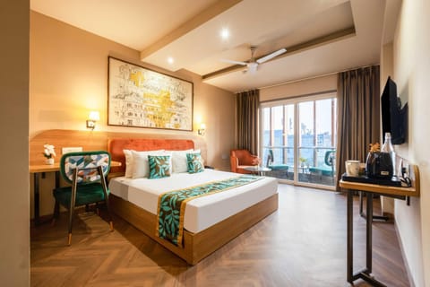 Bed, TV and multimedia, Coffee/tea facilities, Balcony/Terrace, Photo of the whole room, Seating area, Bedroom
