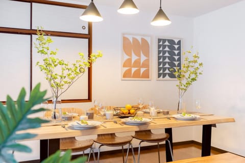 Dining area, air conditioner