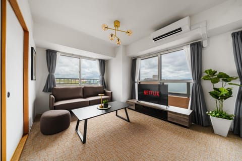 Living room, air conditioner