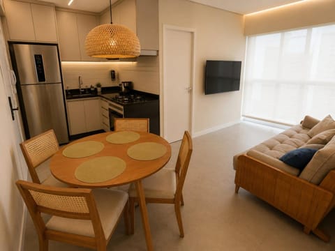 Kitchen or kitchenette, Living room, Dining area