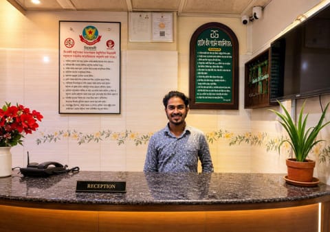 People, Lobby or reception