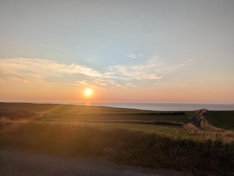 Natural landscape, View (from property/room), Sea view, Sunset