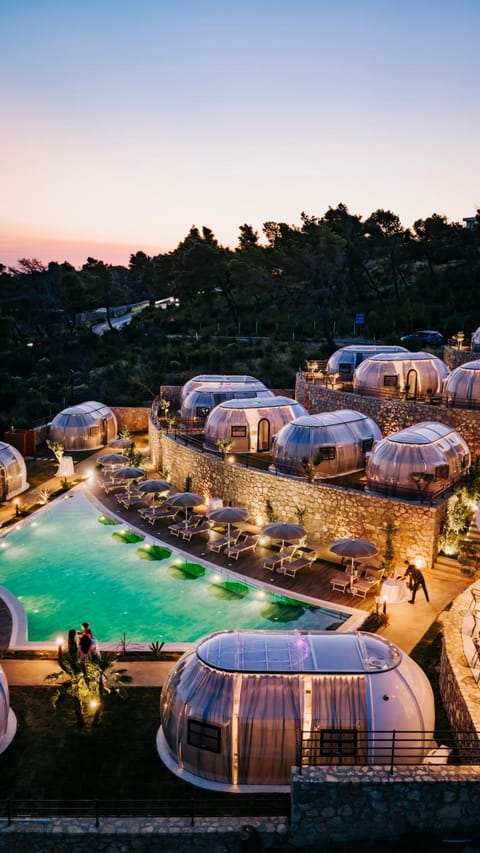 Natural landscape, Pool view, Swimming pool