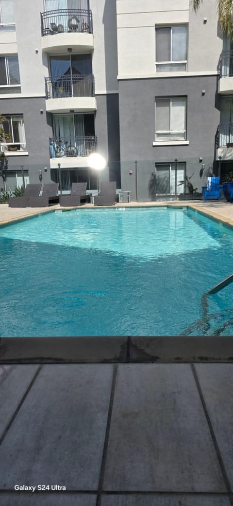 Pool view, Swimming pool, sunbed