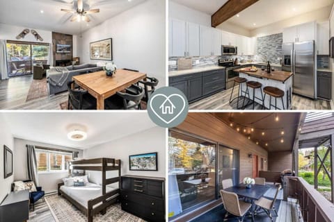 Kitchen or kitchenette, Living room, Dining area