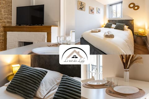 Bed, TV and multimedia, Photo of the whole room, Seating area, Bedroom, towels