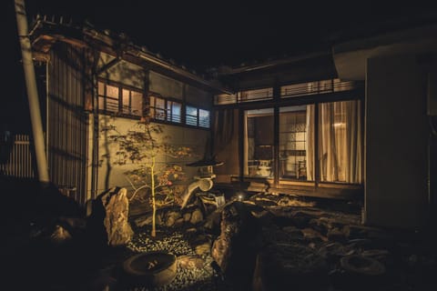 Night, Garden, Garden view