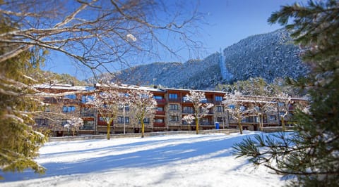 Property building, Winter, Mountain view