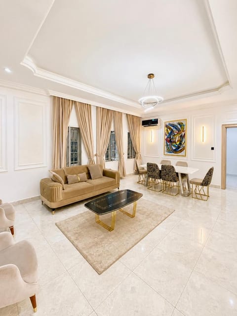 Living room, Seating area, Dining area