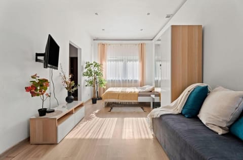 Communal lounge/ TV room, Bed, TV and multimedia, Living room, Photo of the whole room, Bedroom, wardrobe